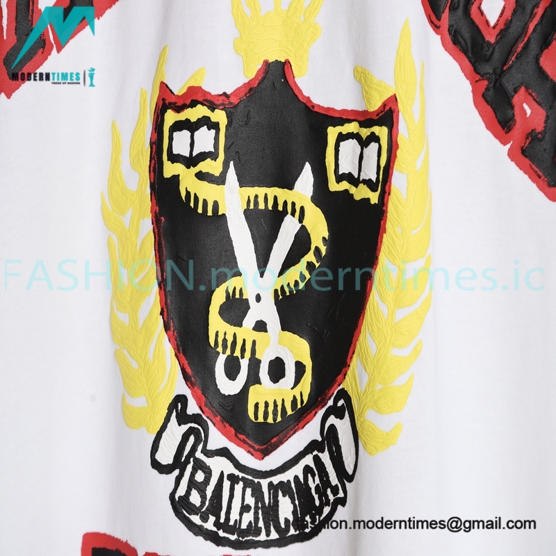 Balenciaga - 23SS Scissor Print Short Sleeve T-shirt Balenciaga - 23SS Scissor Print Short Sleeve T-shirt